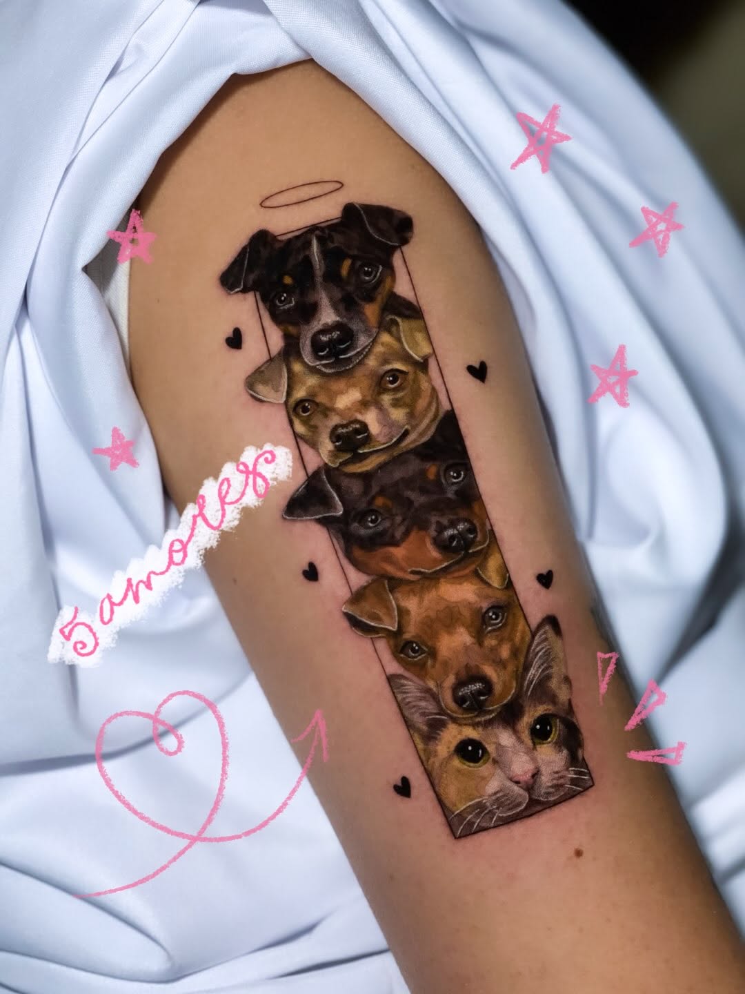 Así se ve el mismo tatuaje en diferente tono de piel 👀
Tatuaje de Padre e Hija realizado hace un tiempo en Medellín 🇨🇴
Estoy poniéndome al día pu