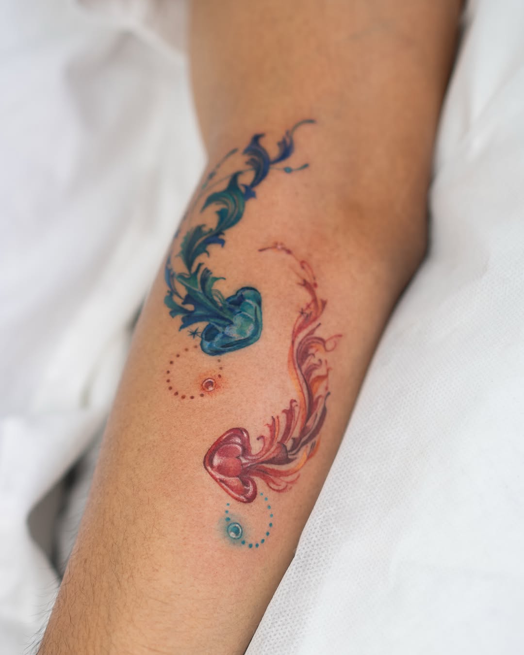 Bouquet in a vase - Renoir #tattoo