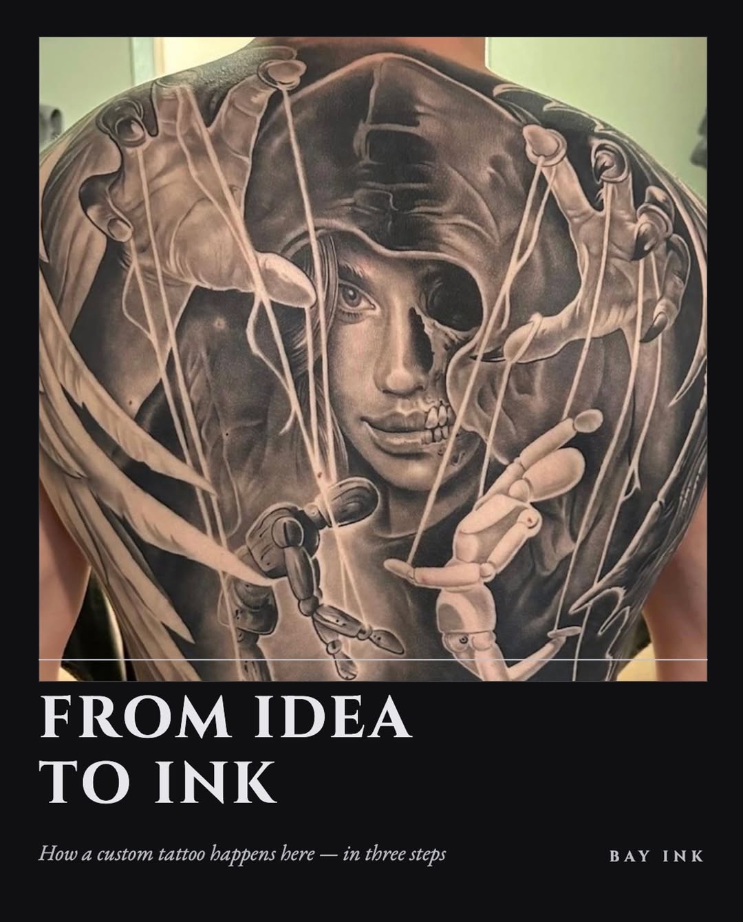Halloween came early to La Jolla 🖤

Black and grey realism by Marcus. If you've had a horror piece sitting in your notes app since last October, this
