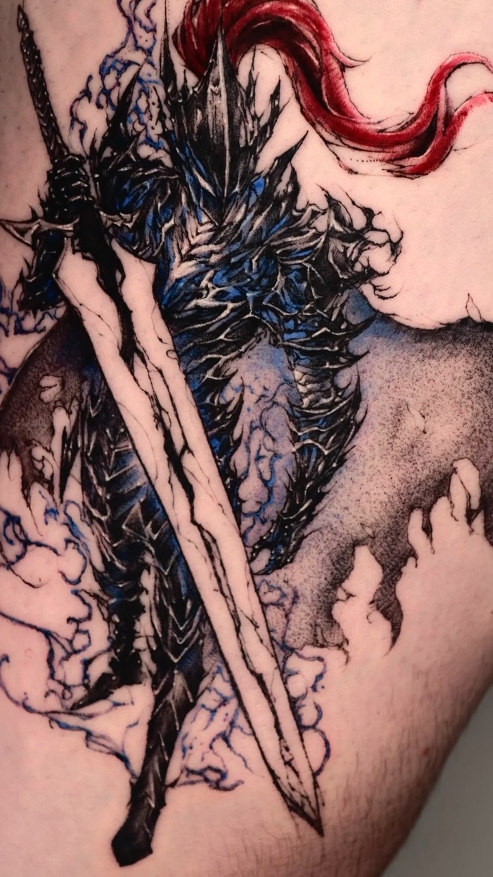 Work by @isaiah_tatt
.
.
.
.
#์์ธํํฌ #seoultattoo #haku #dragontattoo #animetattoo