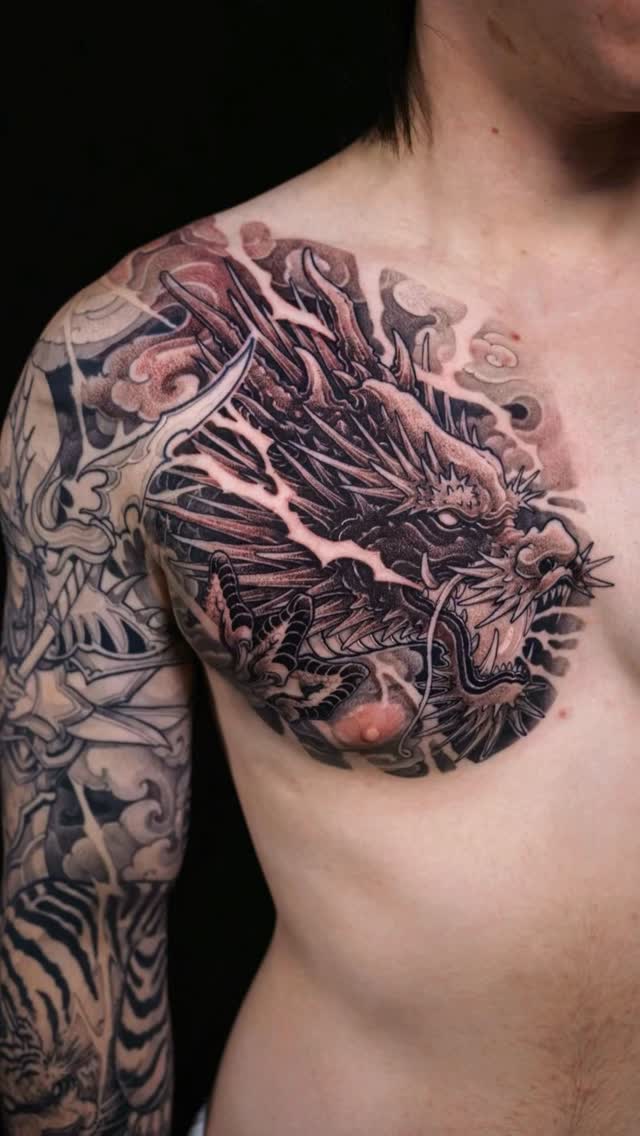 → Book Open SEP 🧨OCT 2026
Done with @allegoryink @og_produce @pepax.official
“Click here to see more work by BonBon.” #tattoobymasterBonBon #bonbonta