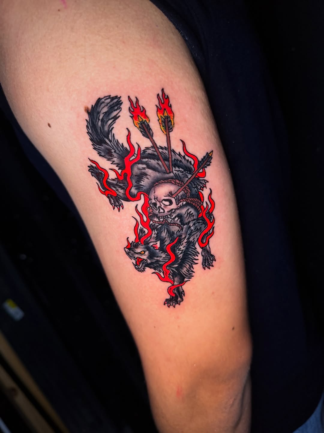 Quick update: Sometimes I still think about how I got here. I’m extremely thankful for @illicittattoo_ and the team I’m around on daily. The space the