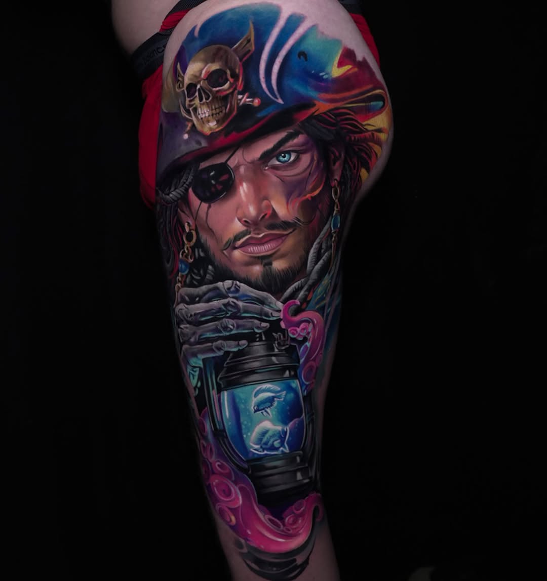 โ ๏ธTHE PIRATE ๐ดโโ ๏ธ
Gracias a @theallstarstattooconvention por el espacio, la energรญa y por reunir tanto talento bajo un mismo techo.
Este tipo de trab