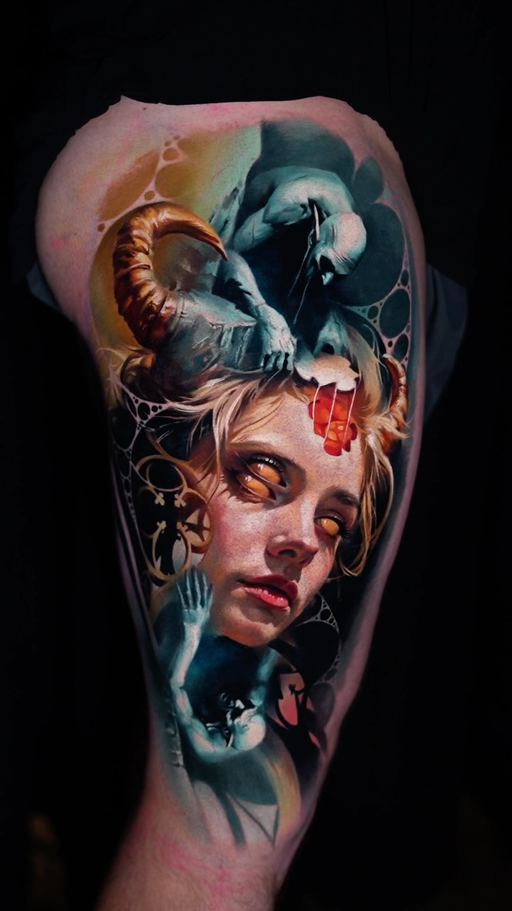 Demonia done on @diegozion a while ago ⚜️🦷🗡️
Thank you
@h2oceanproteam
@aftercareh2ocean
@inkmachines
@tattooarmourpro
@tattooarmour_usa
@et