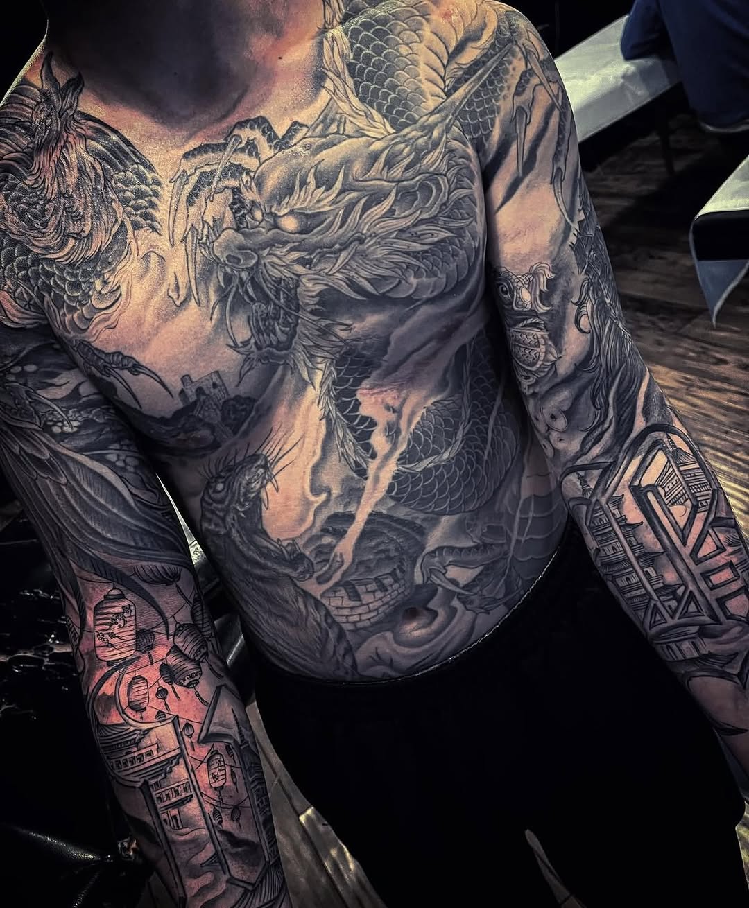 Another version of the video that @cnote_the1 made for the shop. And @tonyramireztattoo always such an honor to work besides such talented artist