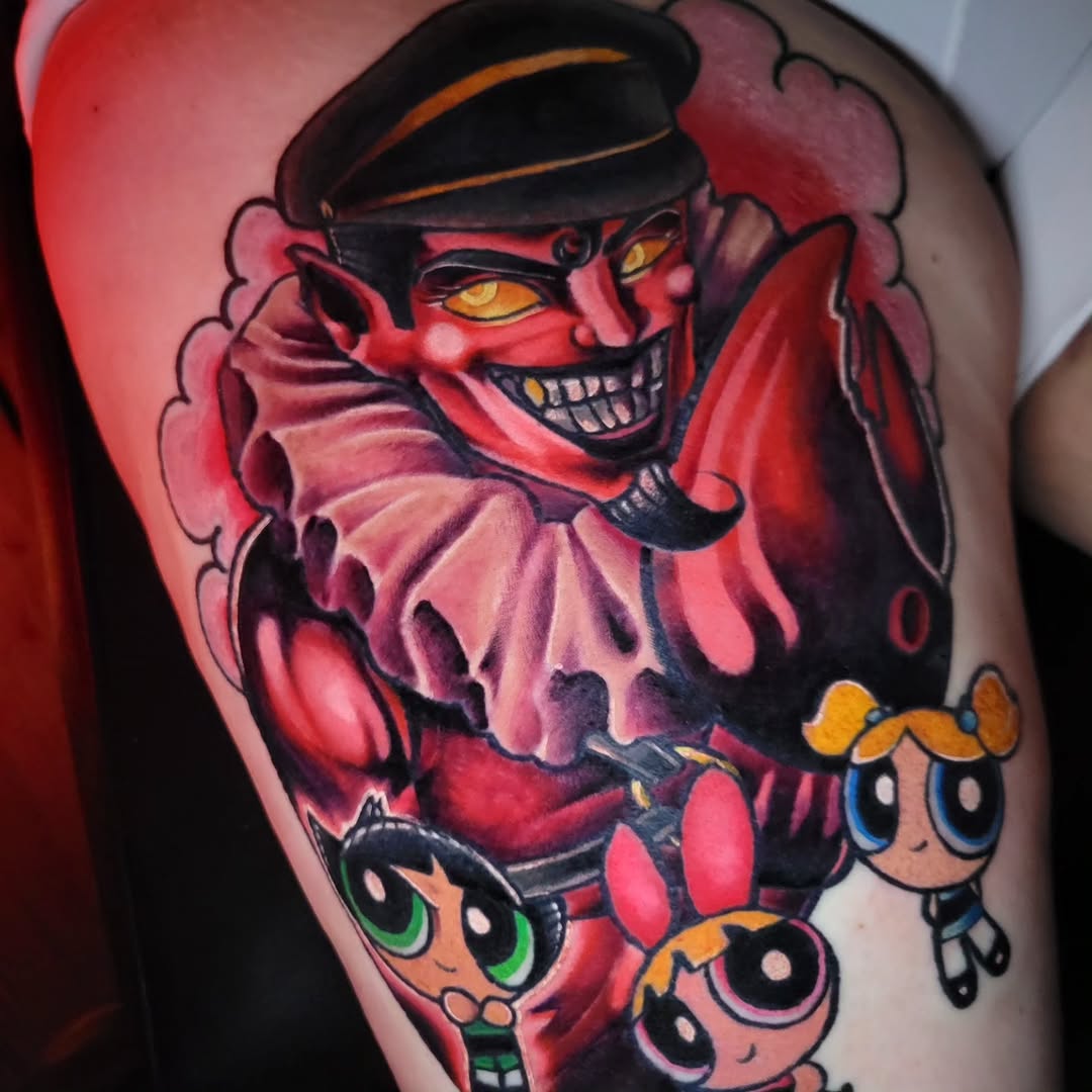 This is a great example of a person who has taken advantage of tattoo specials. This piece was 2 full day sessions. 18 hours. That normally would have