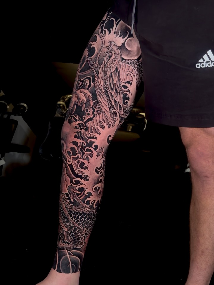Done tattoo in bali 
Irezumitattoo 
Asiantattoo
#asiantattoo #orientaltattoo