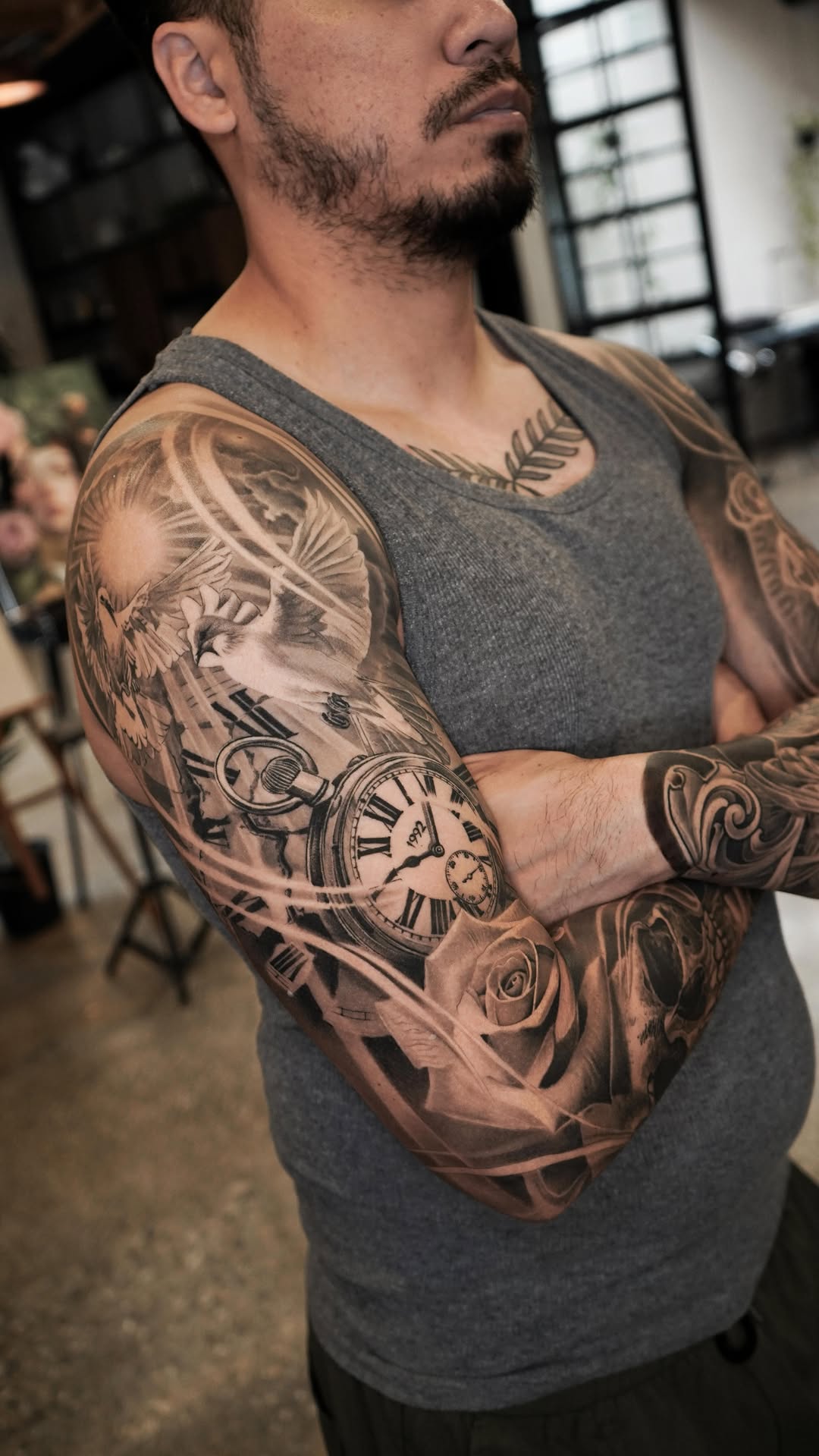 @moretats_ a realism tattoo artist specializing in striking black & grey tattoos with exceptional detail, depth, and precision. From custom sleeves to