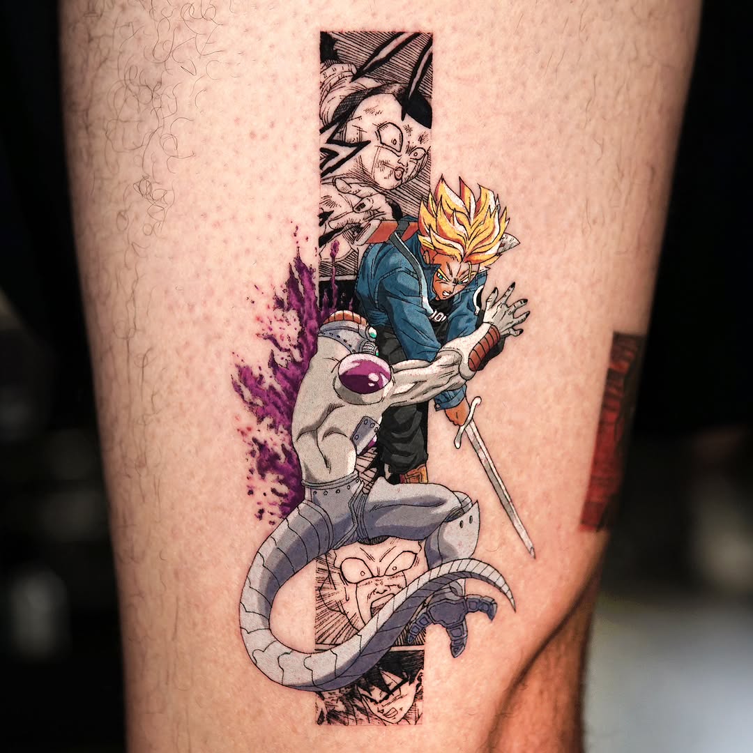 Trunks & Half Frieza🥩🔪
done at Los Angeles
.
sponsors
@masttattoo.official 
@xtremetattooink 
@aloetattoo 
.
.
.
.
.
.
.
.
.
.
.
.
#tattoos #latatto