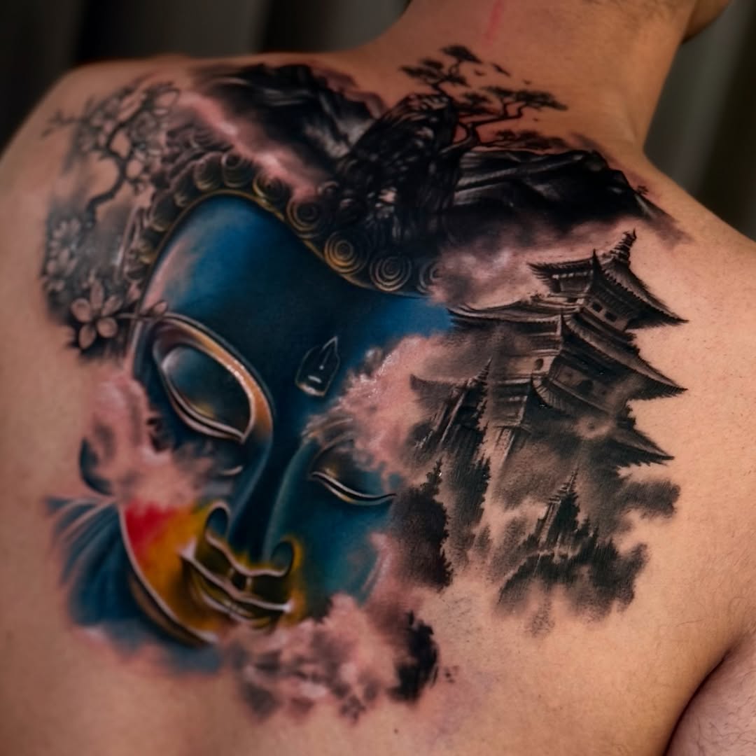 Honouring the legendary Zakir Hussain 🎶🙏 This tattoo was an emotional journey, with every step of the process filled with patience and dedication. T