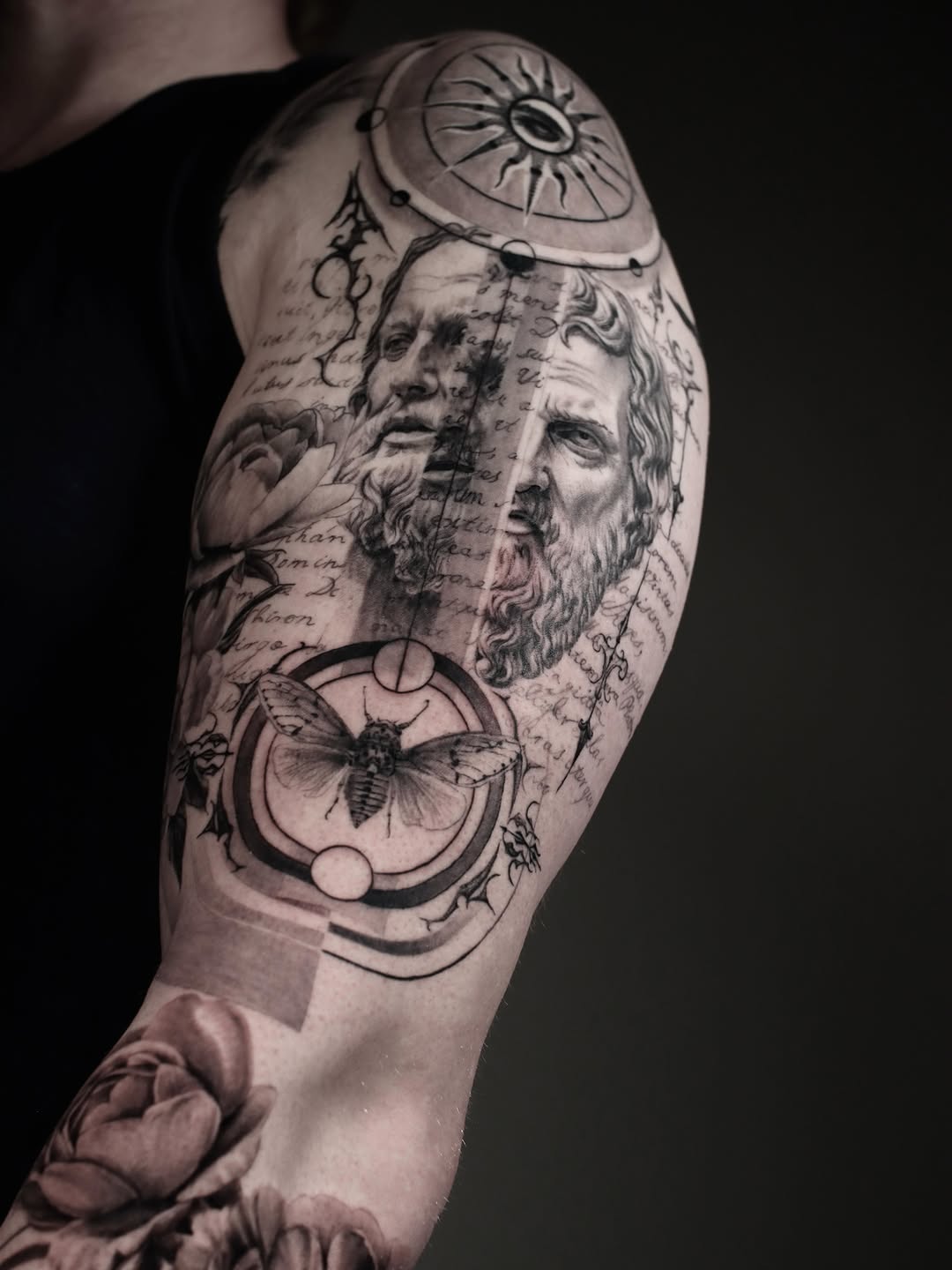 This sleeve was designed around the philosophy of Stoicism, incorporating themes of resilience, discipline, wisdom, and inner strength into a cohesive