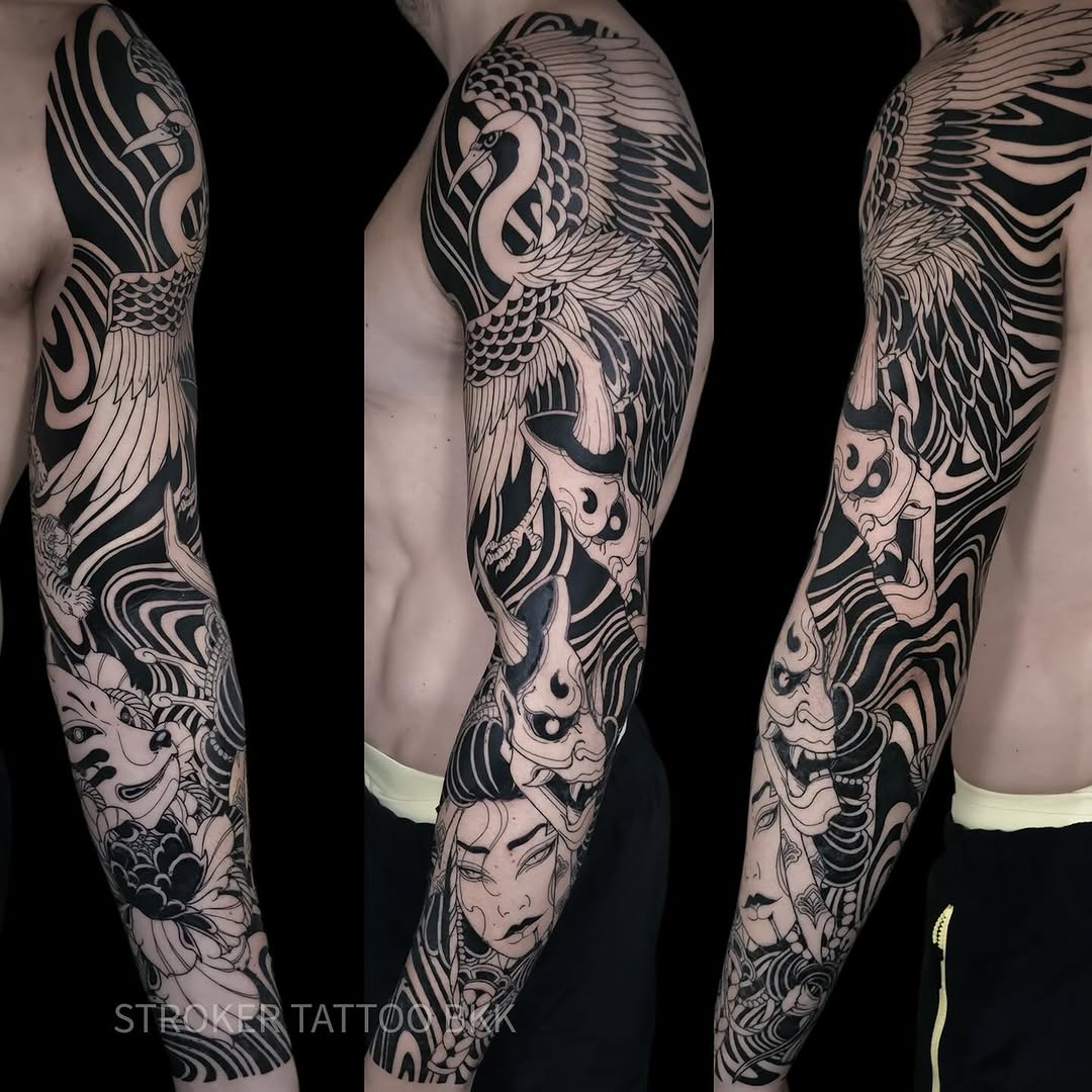 Another sleeve by Arm🤘🏽
Total: 23.5 hours across 5 sessions ⏱️
Big thanks to @Stefano for your trust and patience! 🙏✨
เริ่มทํางานวันจันทร์ที่19
พ