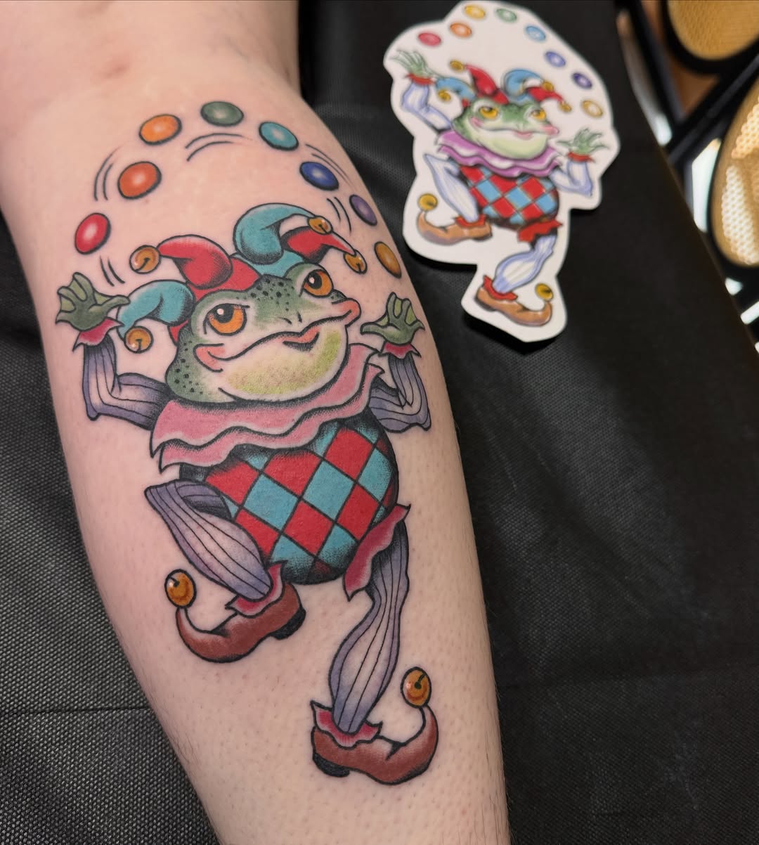 🐸 Verily, I didst partake in this most wondrous inking. I thank thee, Annabel!