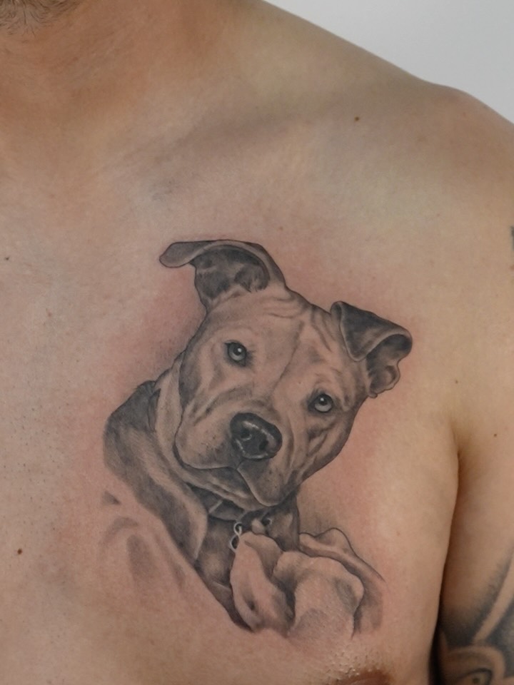 First tattoo. Homie sat like a rock. Be like him. This was done in about 5 hours. I love doing tattoos like this! HMU#longislandtattoo #longisland #bl