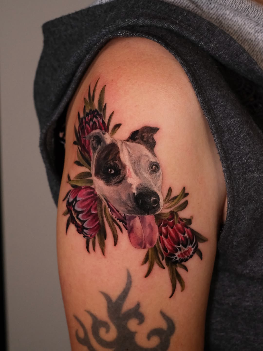 This little princess had the most loving parents on earth.
It was an honor for me to make these couple tattoo.
We were working on two different desig