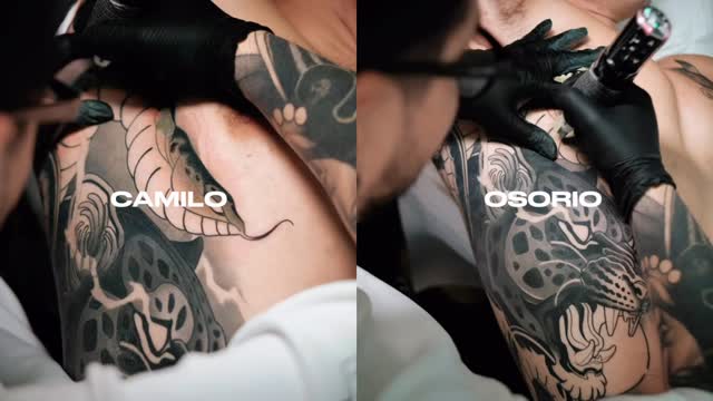 Look at that detail! 🐾
 Tattoo by Drake Gann @drakedrastik! Want a tribute piece for your best friend? Drake’s books are OPEN for custom portraits or