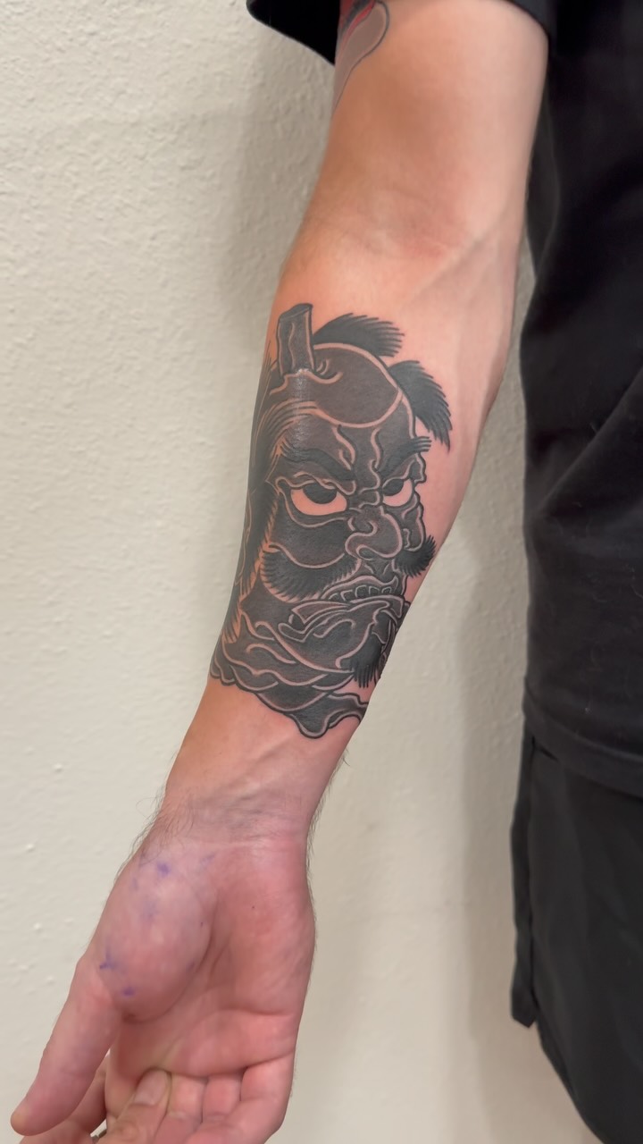 Fudō Myōō chest piece — First session completed.
#tattoo #fudomyootattoo #japanesetattoo #fudomyoo #houstontattoos