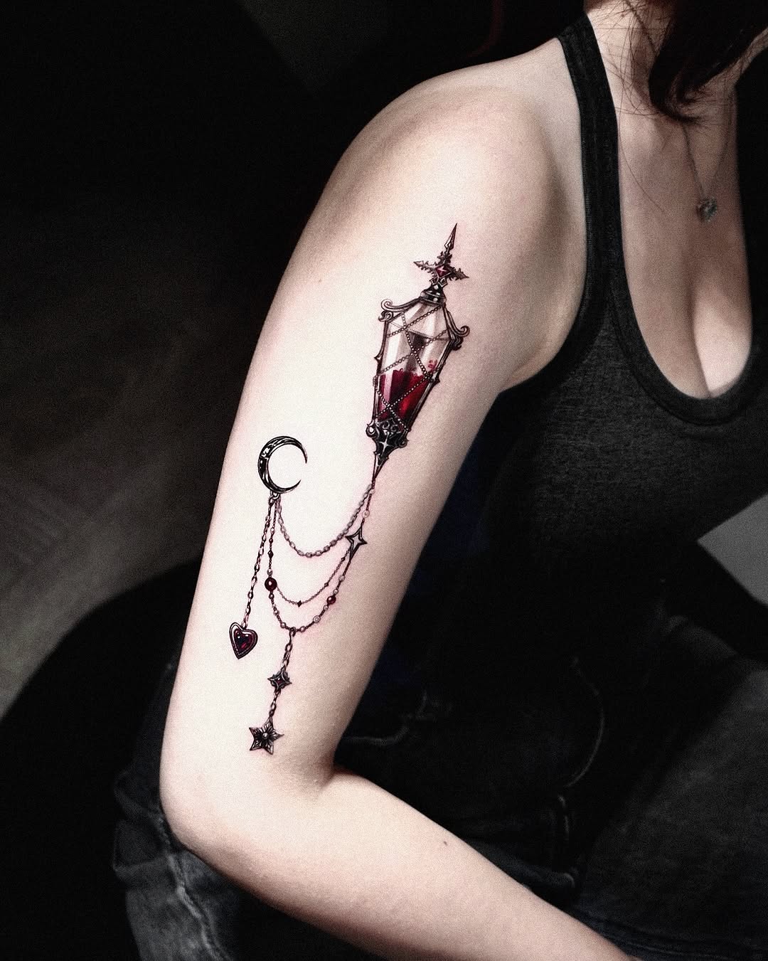 Available flash designs.
A dark fusion of Gothic and cyber sigilism, designed to flow with the body. 
Available for booking, DM me to claim it 🖤⛓️‍💥