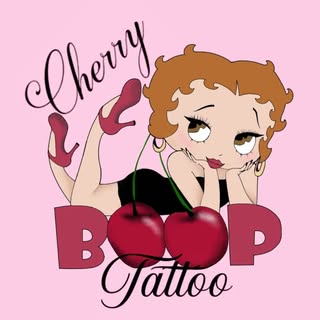 Cherry Boop Tattoo 🍒 - Soundwave tattoo artist in Athens, Greece